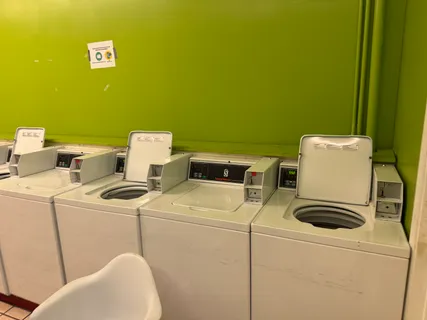 a front view of a building with glass windows