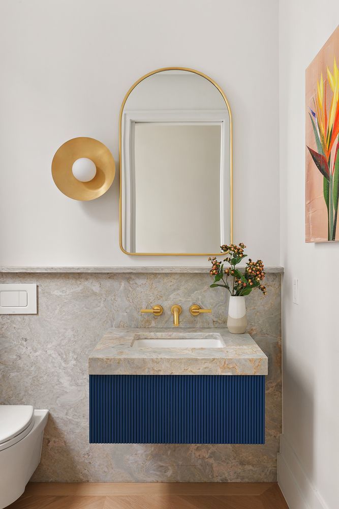 533 Pacific Street, Unit TH537 Brooklyn, NY 11217 - Photo 11 of 25 a bathroom with a sink and a mirror