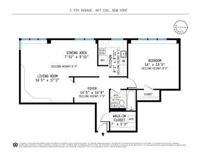$1,600,000 | 2 5th Avenue, Unit 15U | Greenwich Village