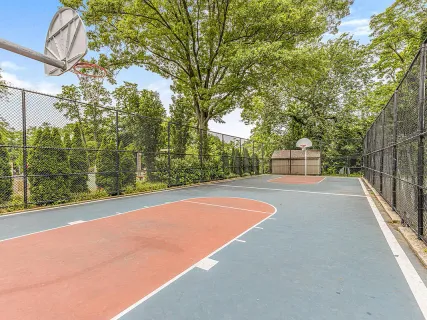 a view of a basket ball ground