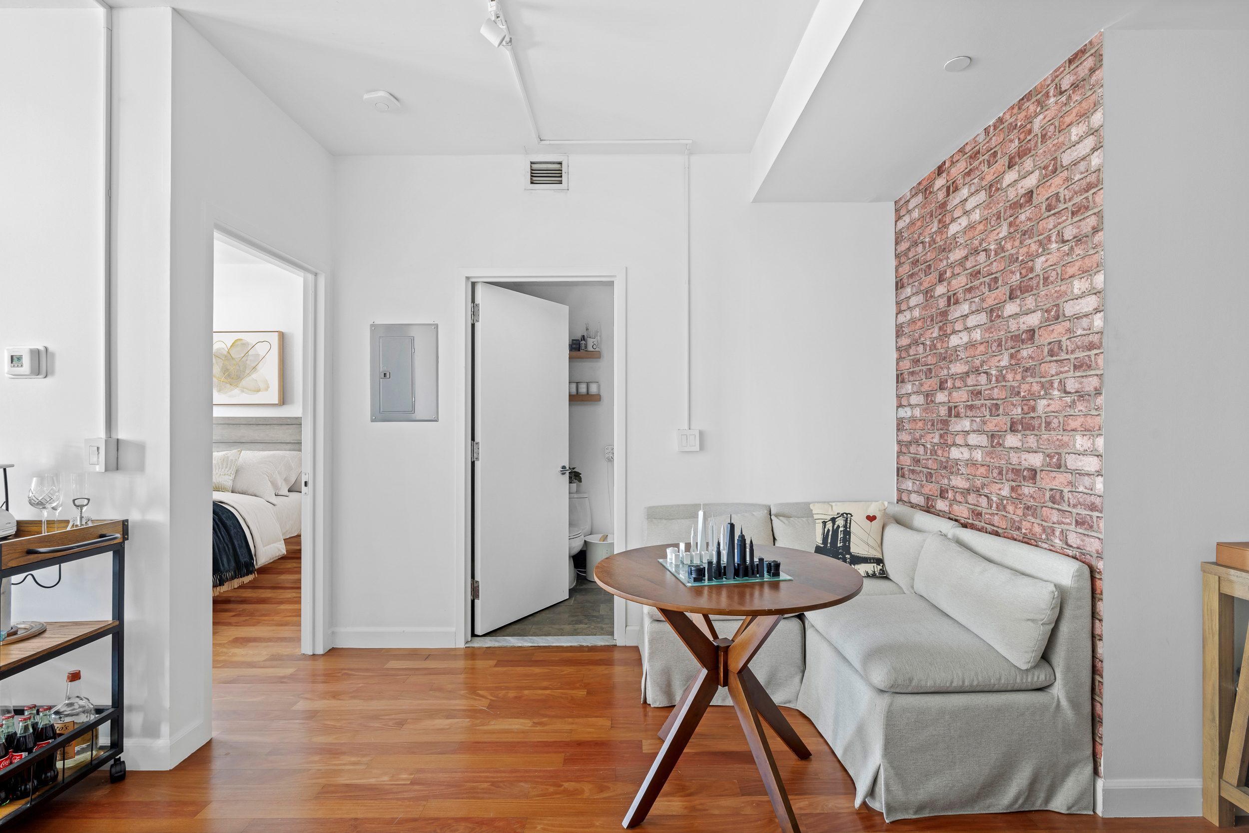 100 Jay Street, Unit 12K Brooklyn, NY 11201 - Photo 5 of 14 a view of a livingroom with furniture and window