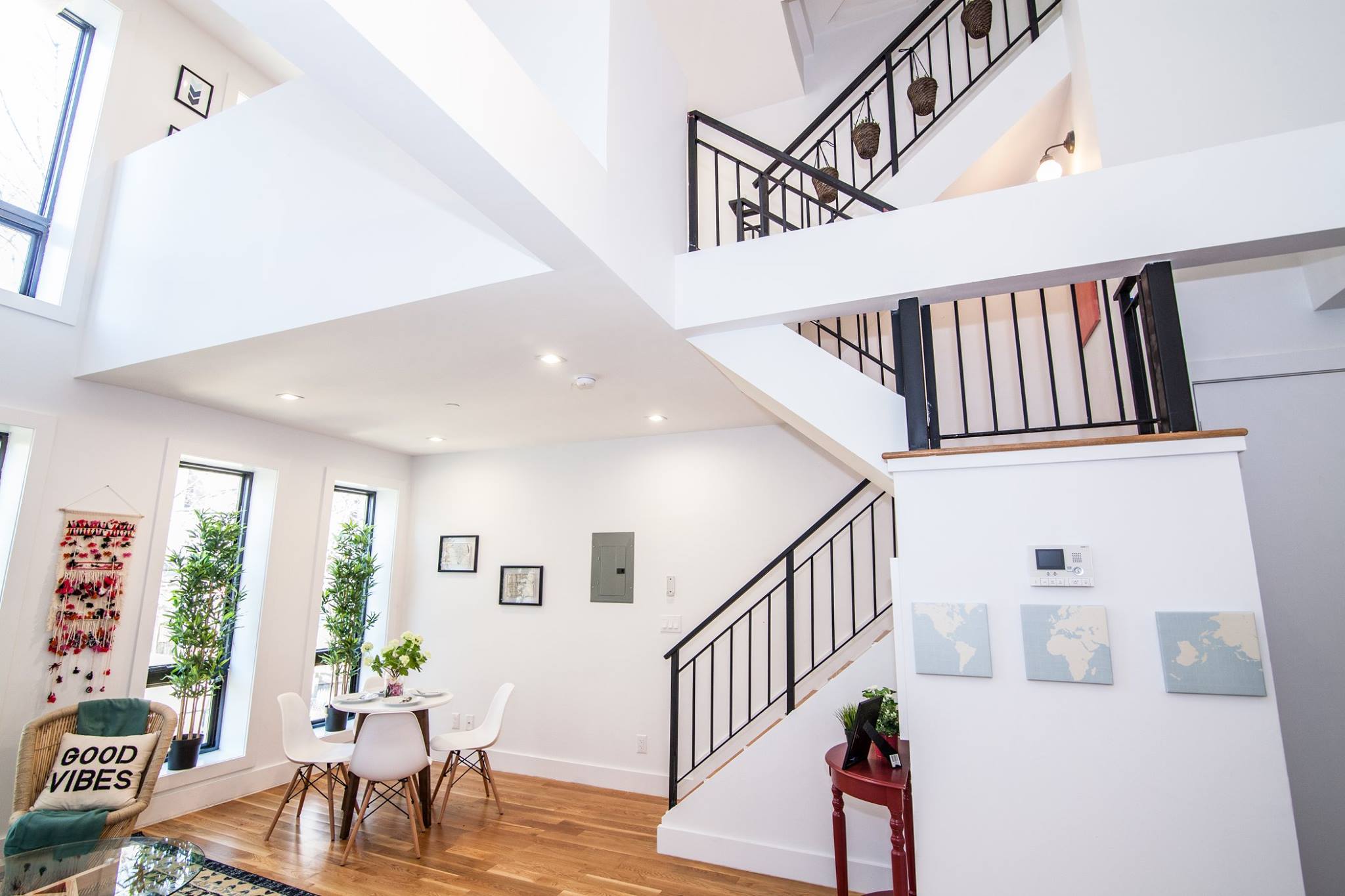 385 Jefferson Avenue, Unit C Brooklyn, NY 11221 - Photo 8 of 21 a view of entryway livingroom and hall with wooden floor