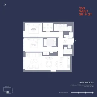 $2,100,000 | 250 West 96th Street, Unit 5G | Upper West Side