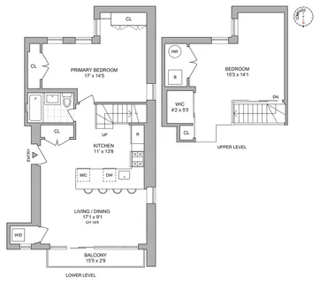 $1,295,000 | 2 Bayard Street, Unit 2D | Williamsburg
