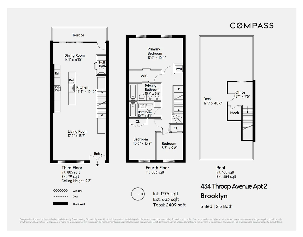 $1,895,000 | 434 Throop Avenue, Unit 2 | Bedford-Stuyvesant