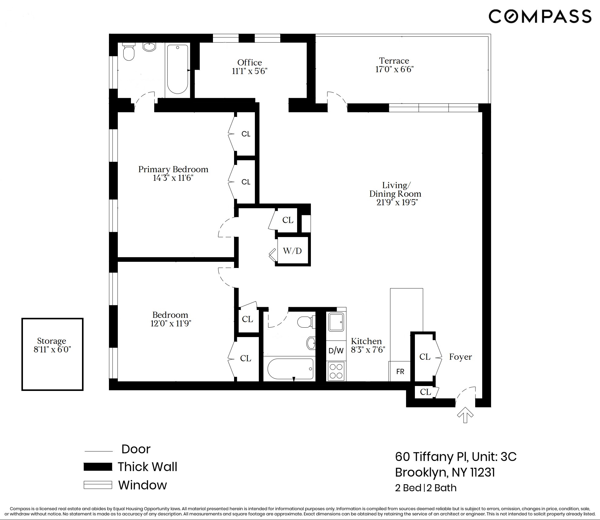60 Tiffany Place 3C Columbia Street Waterfront Dist. Brooklyn NY 11231