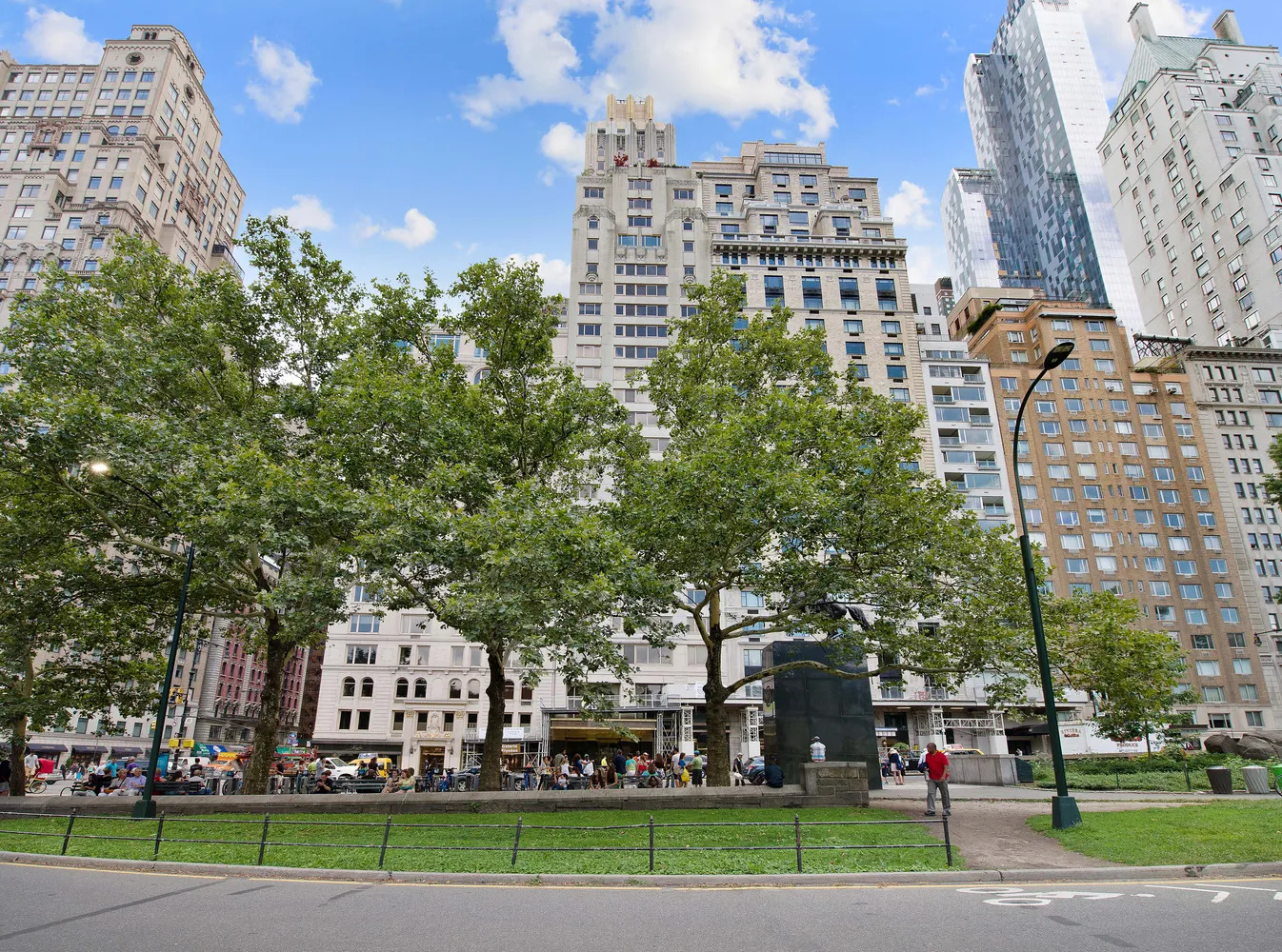 a view of a apartment with a yard