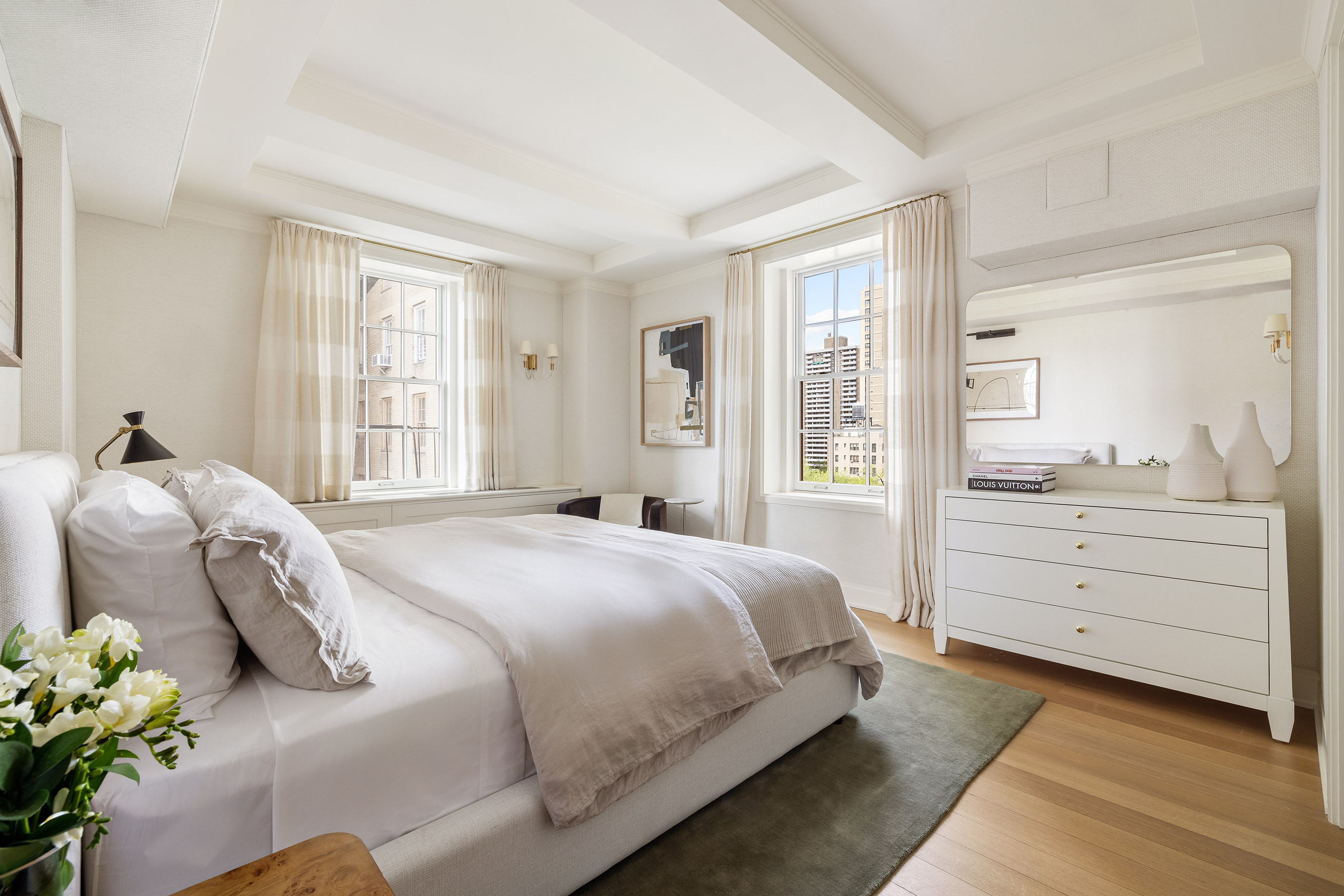 360 Central Park West, Unit 11C Manhattan, NY 10025 - Photo 10 of 17 a bedroom with a bed and a dresser