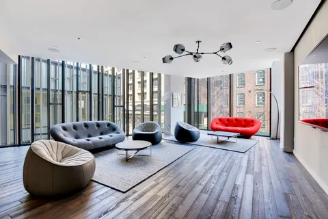 a view of a building with a balcony