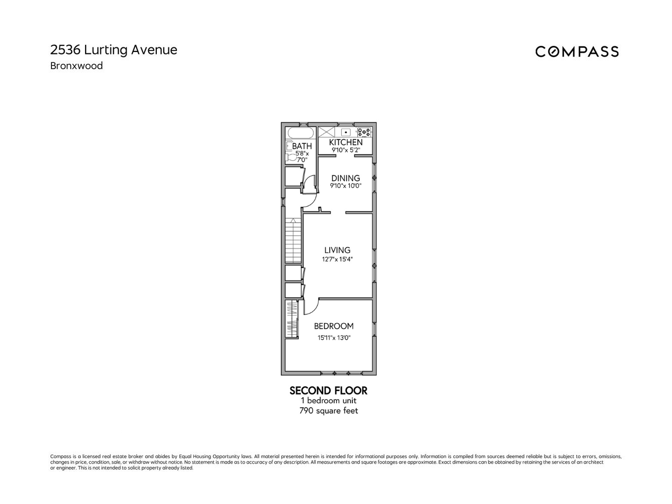 2536 Lurting Avenue Bronx, NY 10469 - Photo 27 of 27 a picture of a floor plan