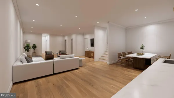 a bedroom with a bed and dresser