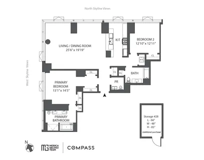 $4,695,000 | 400 Park Avenue South, Unit 36C | NoMad