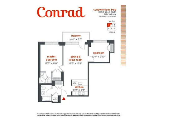 $695,000 | 342 East 110th Street, Unit 5E | East Harlem