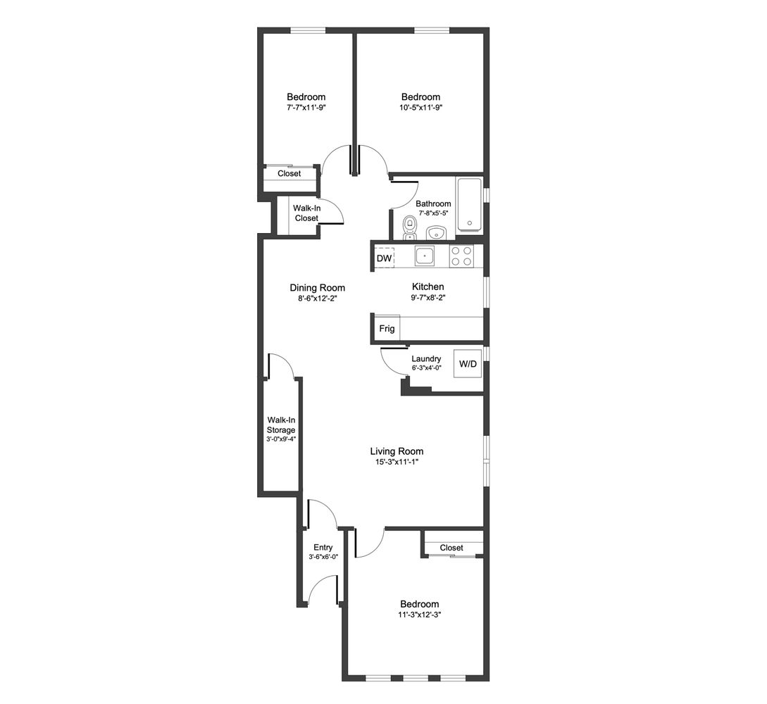 172 Minna Street, Unit 2 Brooklyn, NY 11218 - Photo 9 of 9 a picture of a bench in front of a door