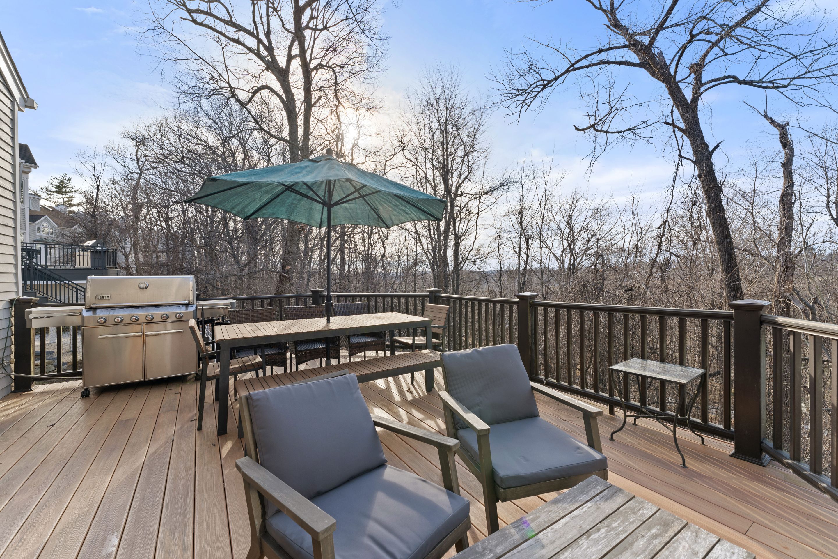 124 Boulder Ridge Road Scarsdale, NY 10583 - Photo 23 of 31 a view of a roof deck with furniture