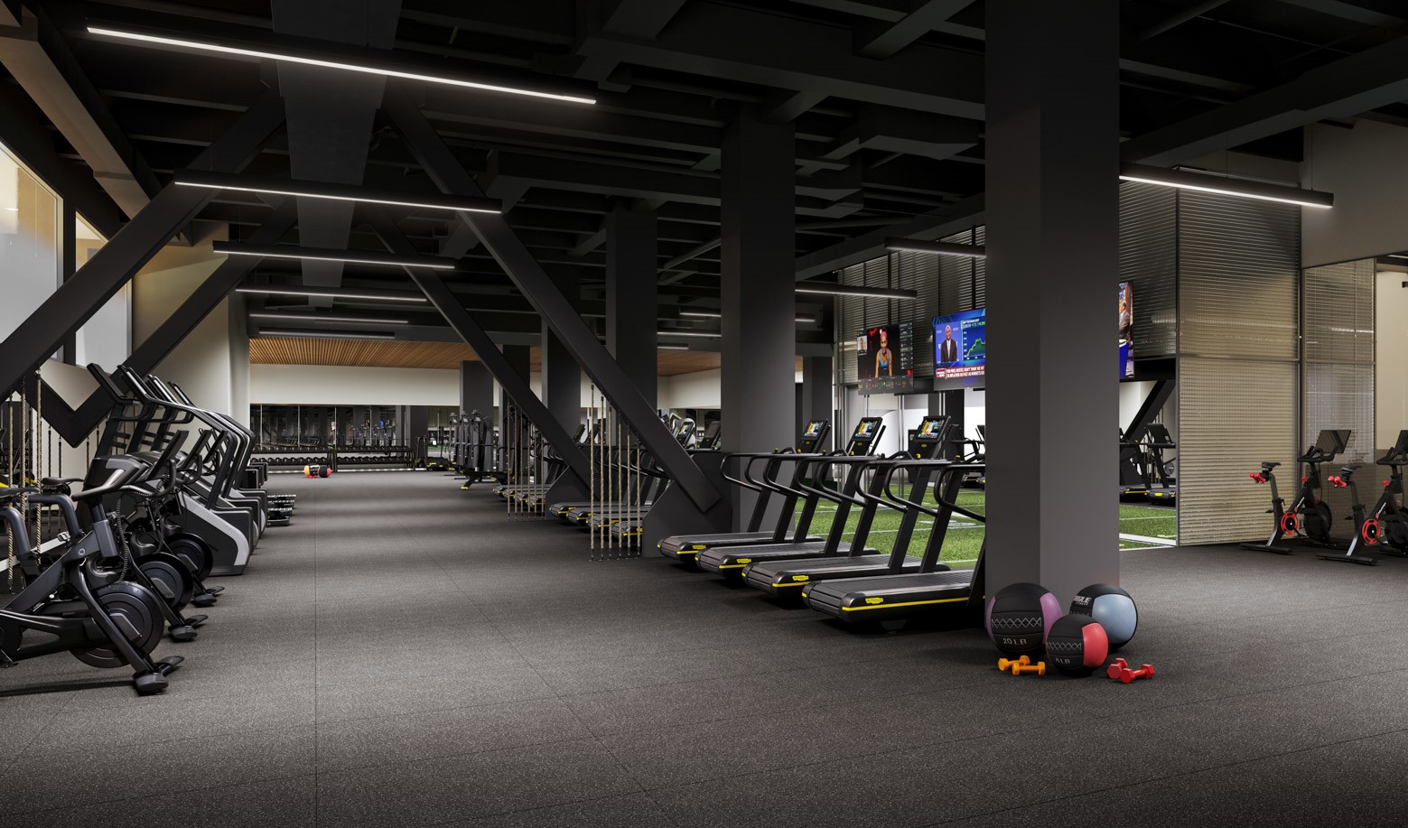 25 Water Street, Unit 1850 Manhattan, NY 10004 - Photo 10 of 19 a view of gym