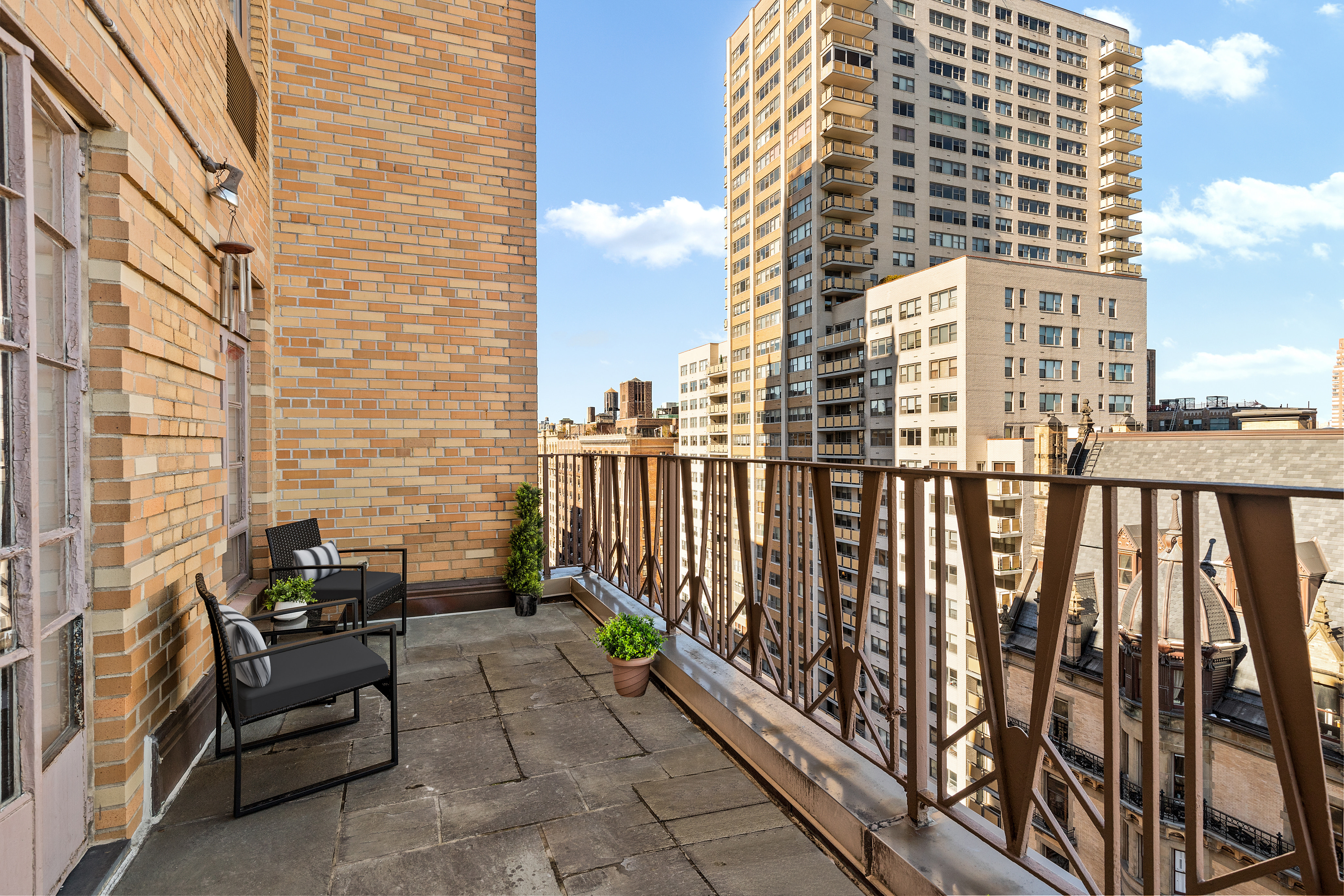115 Central Park West, Unit 16H Manhattan, NY 10023 - Photo 6 of 30 a view of balcony with couch