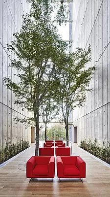 565 Broome Street, Unit N6J Manhattan, NY 10013 - Photo 16 of 27 a view of patio with table and chairs and wooden fence