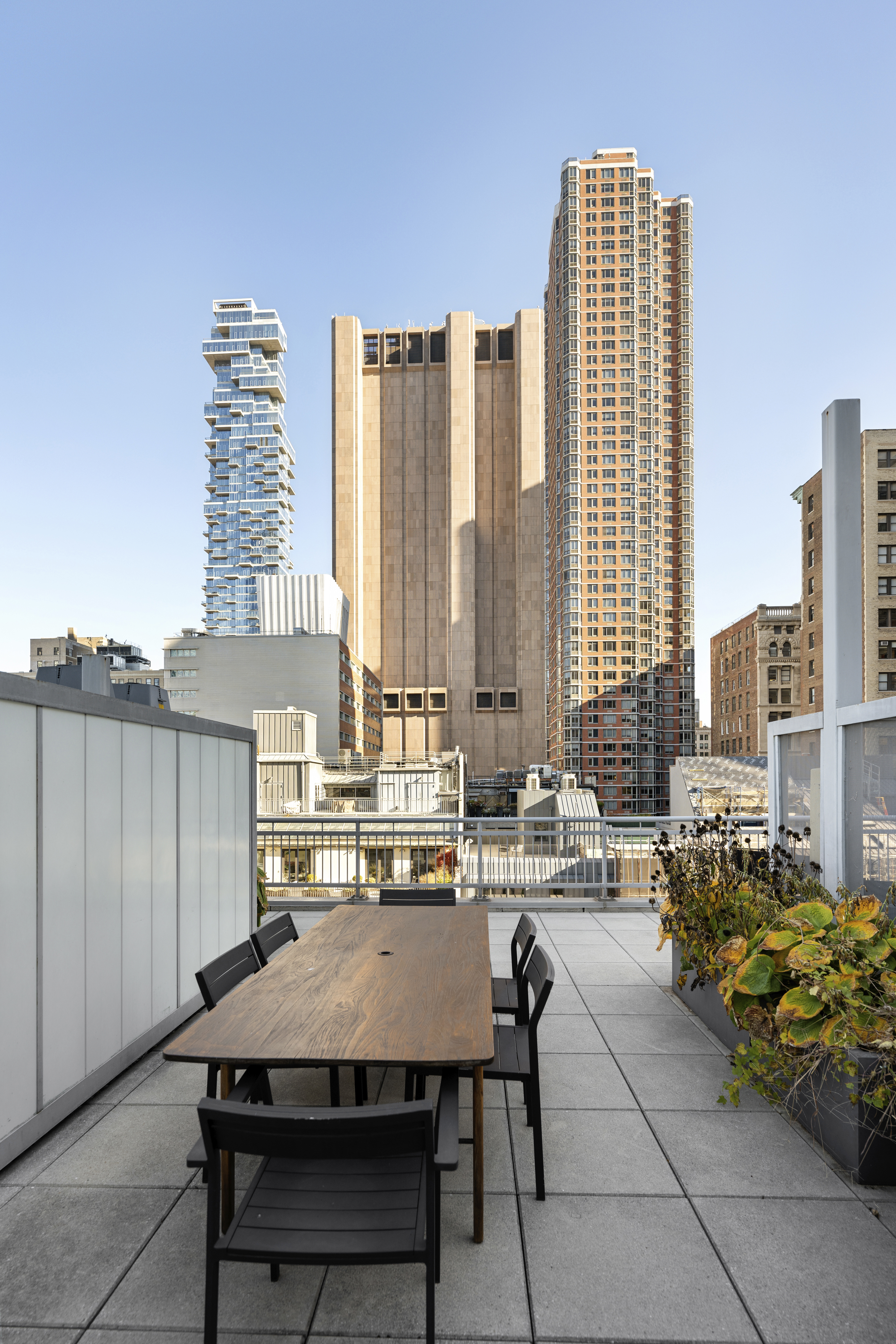 71 Reade Street, Unit 4D Manhattan, NY 10007 - Photo 14 of 15 a view of balcony with outdoor seating space and city view