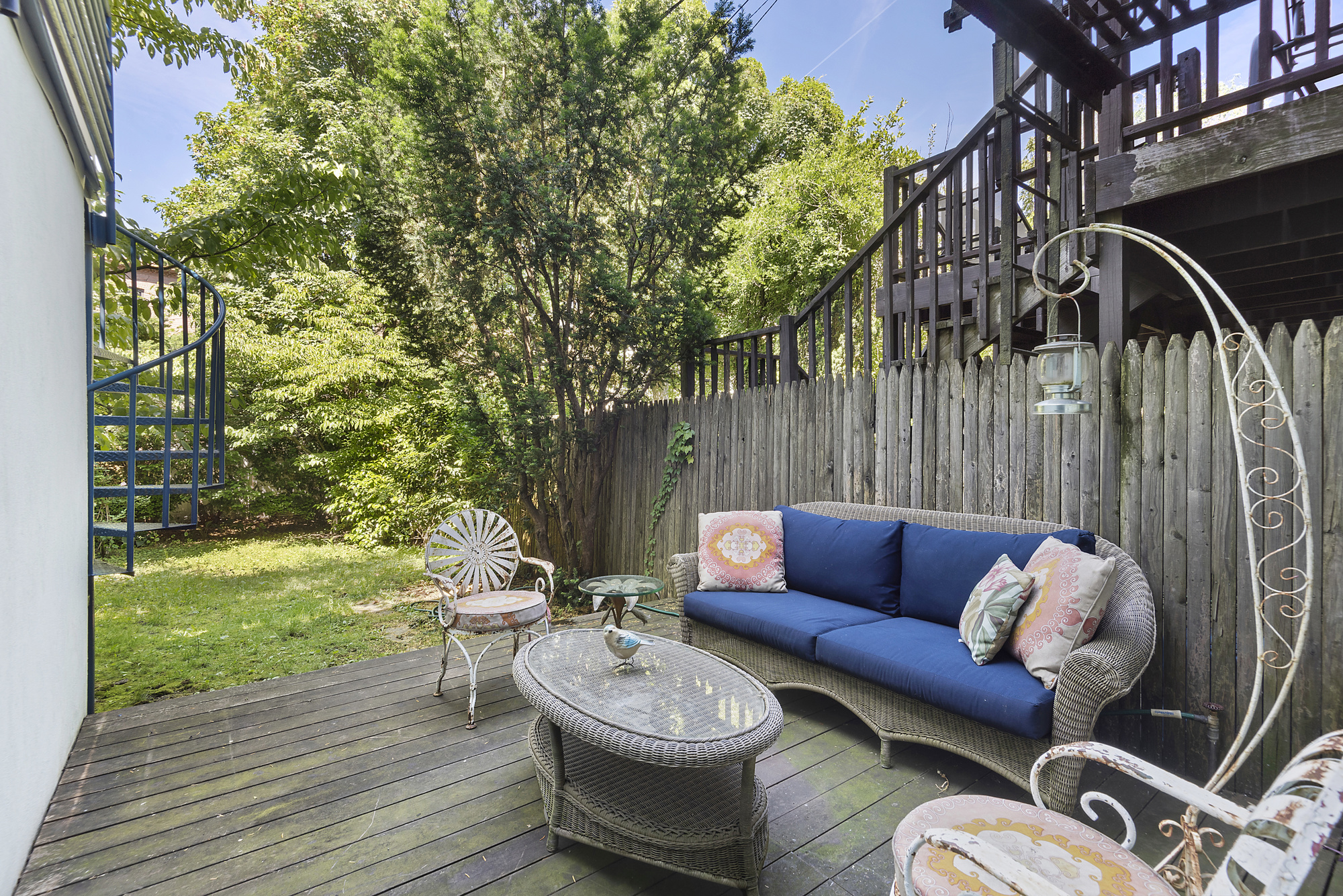 399 Union Street, Unit 1 Brooklyn, NY 11231 - Photo 8 of 10 a view of a backyard with furniture and a garden