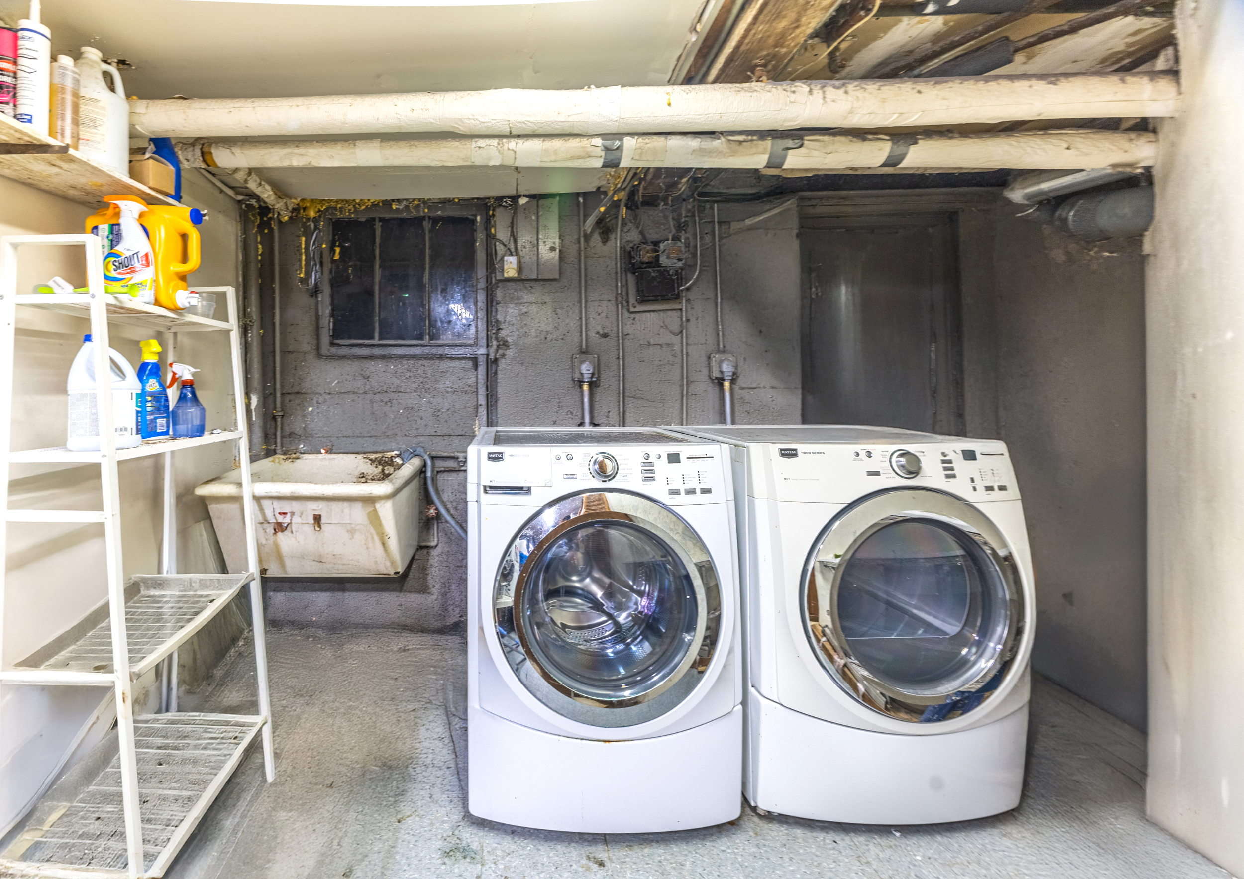 201 Maple Street Brooklyn, NY 11225 - Photo 17 of 21 a utility room with dryer and washer