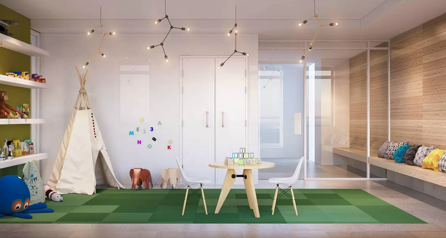 285 West 110th Street, Unit 4B Manhattan, NY 10026 - Photo 11 of 14 a room with lots of furniture and a chandelier