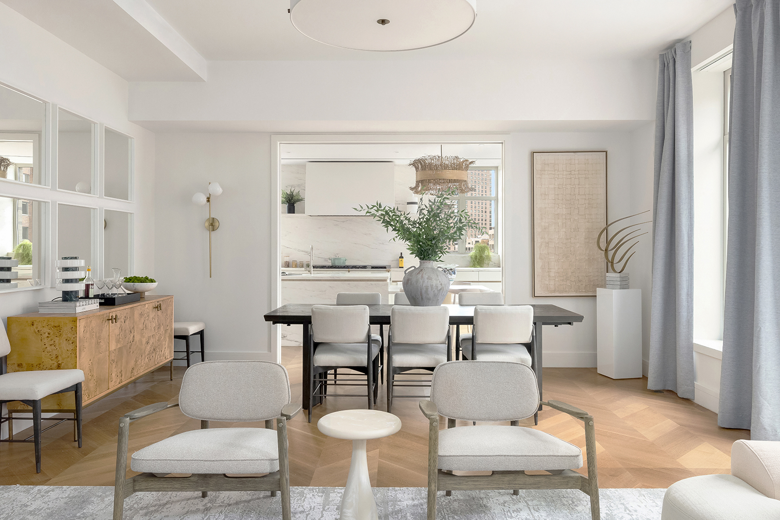 1228 Madison Avenue, Unit 10 Manhattan, NY 10128 - Photo 7 of 21 a living room with furniture and a large window