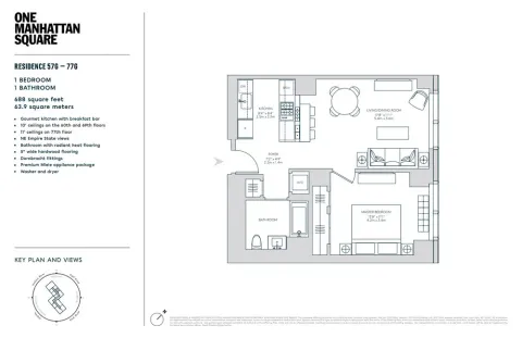 $1,495,000 | 252 South Street, Unit 64G | Two Bridges