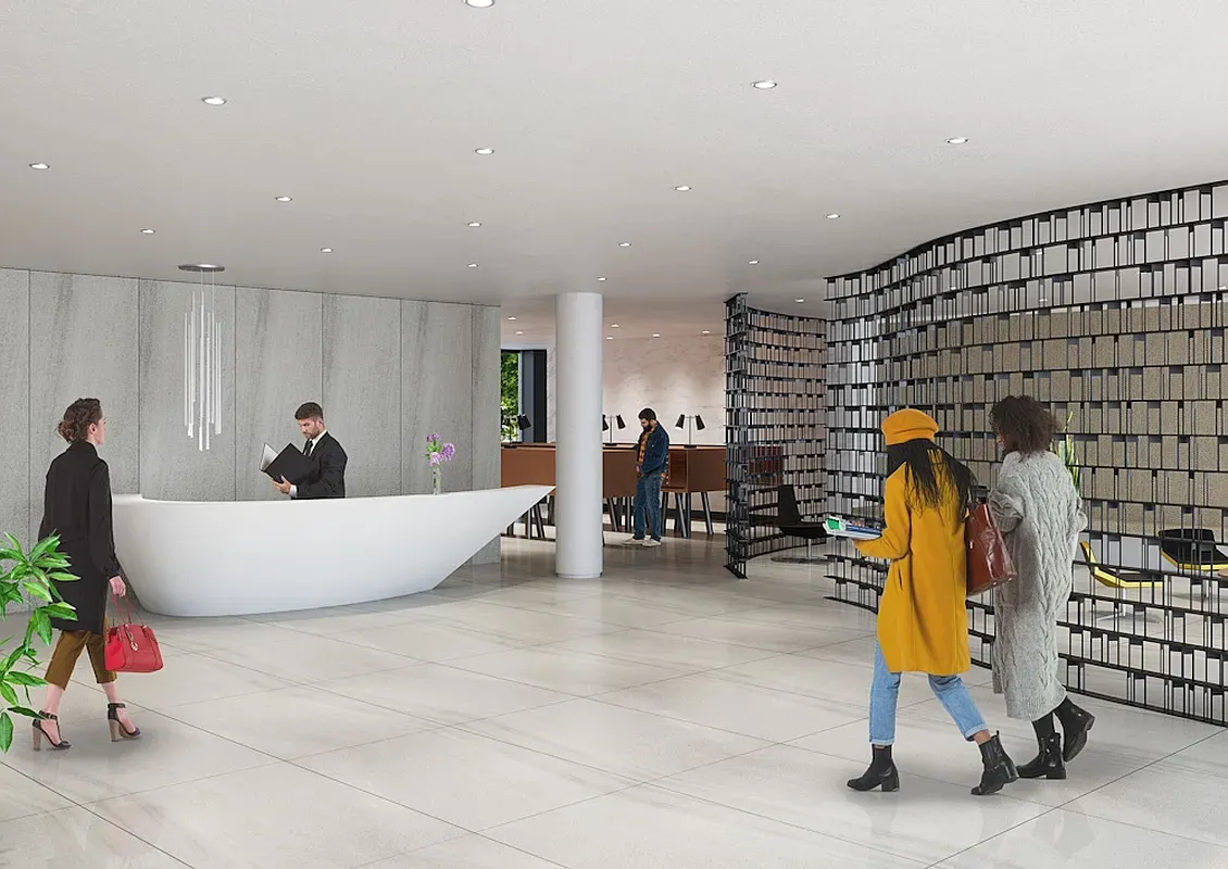 a living room with a couch and toys