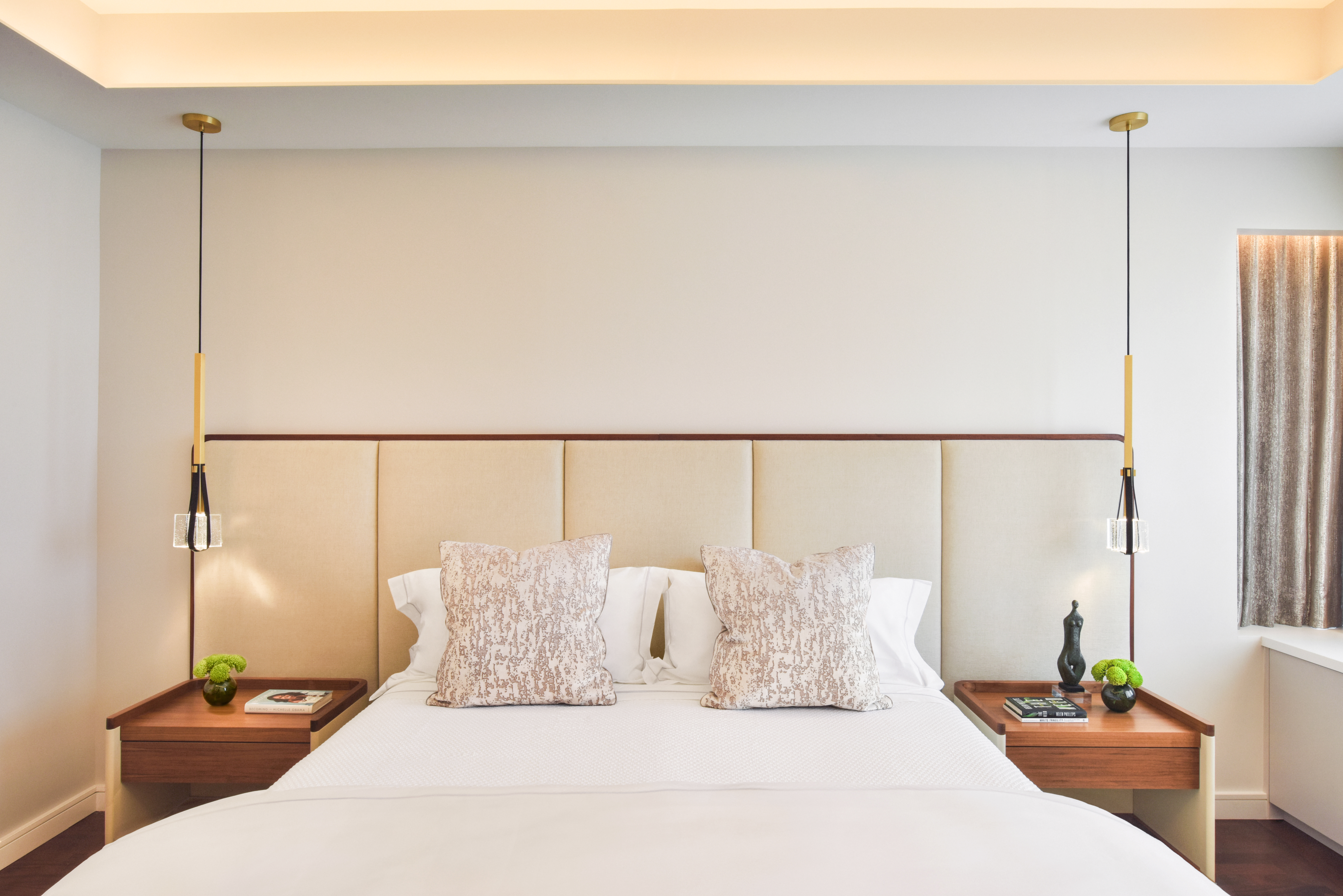 100 Morton Street, Unit 7EW Manhattan, NY 10014 - Photo 11 of 21 a bedroom with a large bed and a potted plant