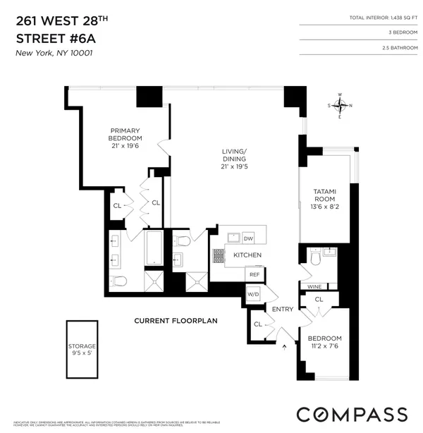 $2,150,000 | 261 West 28th Street, Unit 6A | Chelsea