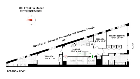 $6,500,000 | 100 Franklin Street, Unit PHS | TriBeCa