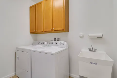 a bathroom with a sink and a vanity