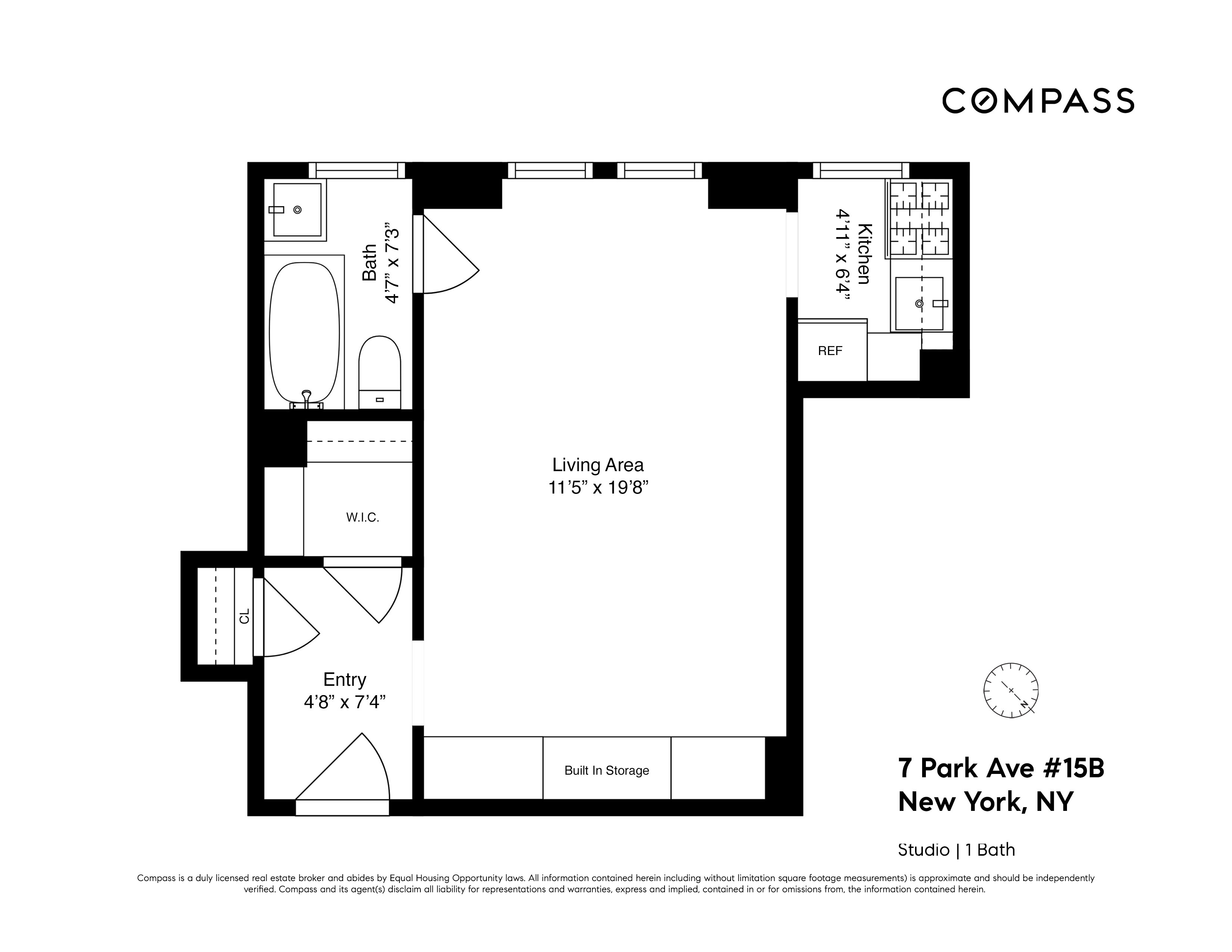 7 Park Avenue, Unit 15B Manhattan, NY 10016 - Photo 1 of 1 a picture of a rug with a white wall and a picture