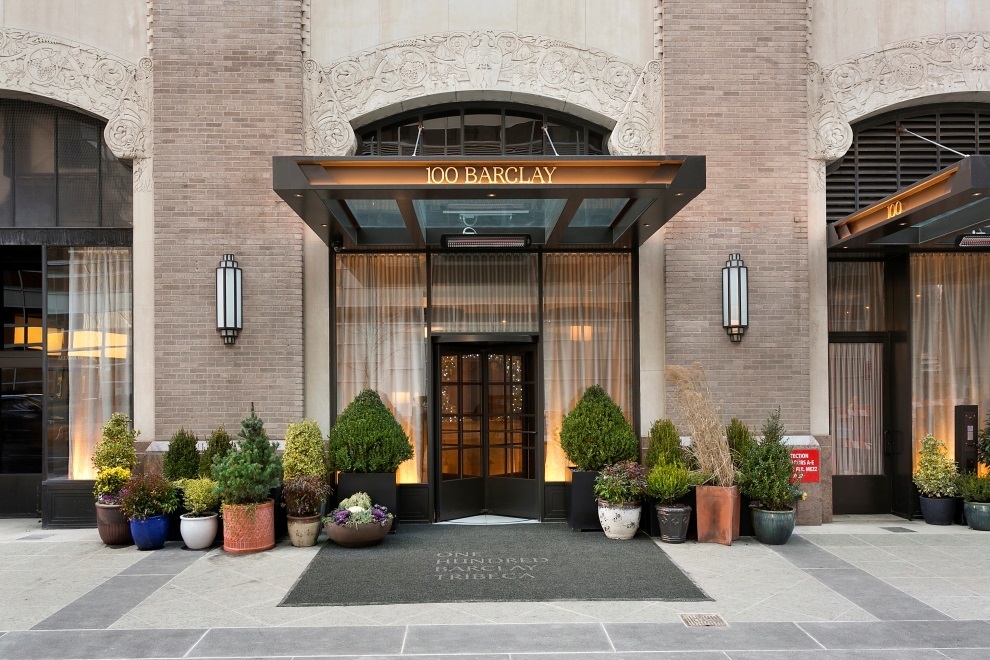 100 Barclay Street, Unit 20D Manhattan, NY 10007 - Photo 19 of 32 a view of a house with potted plants
