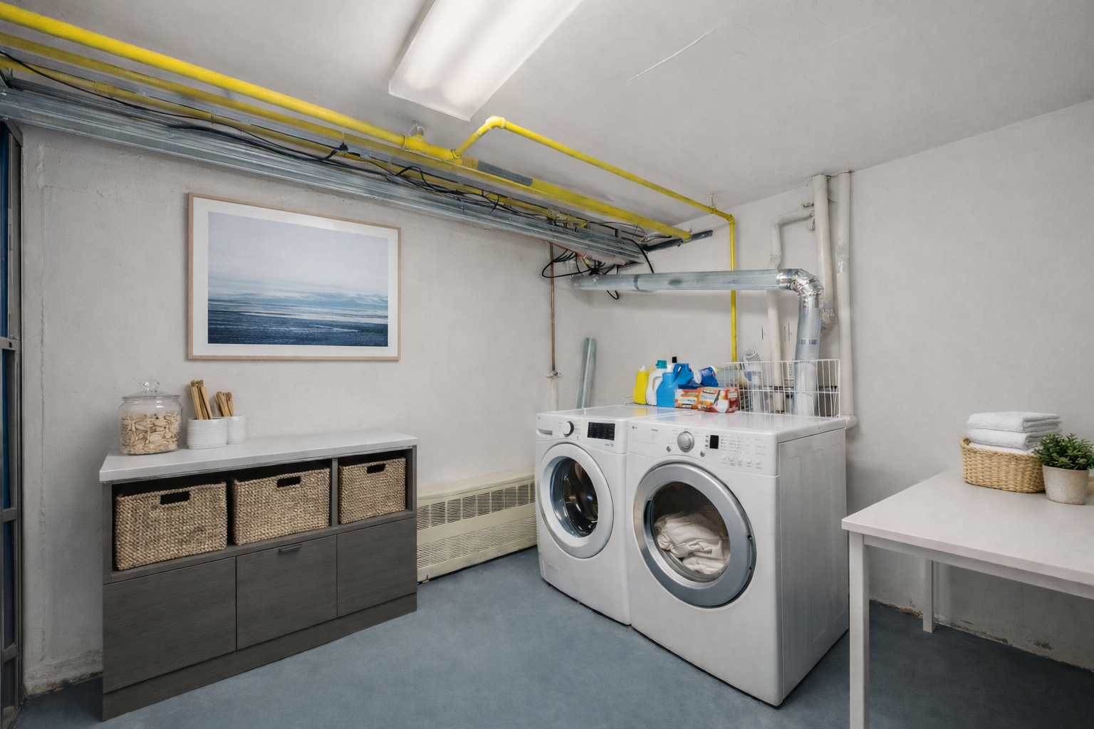 415 East 160th Street, Unit 1 Bronx, NY 10451 - Photo 13 of 16 a view of living room washer and dryer