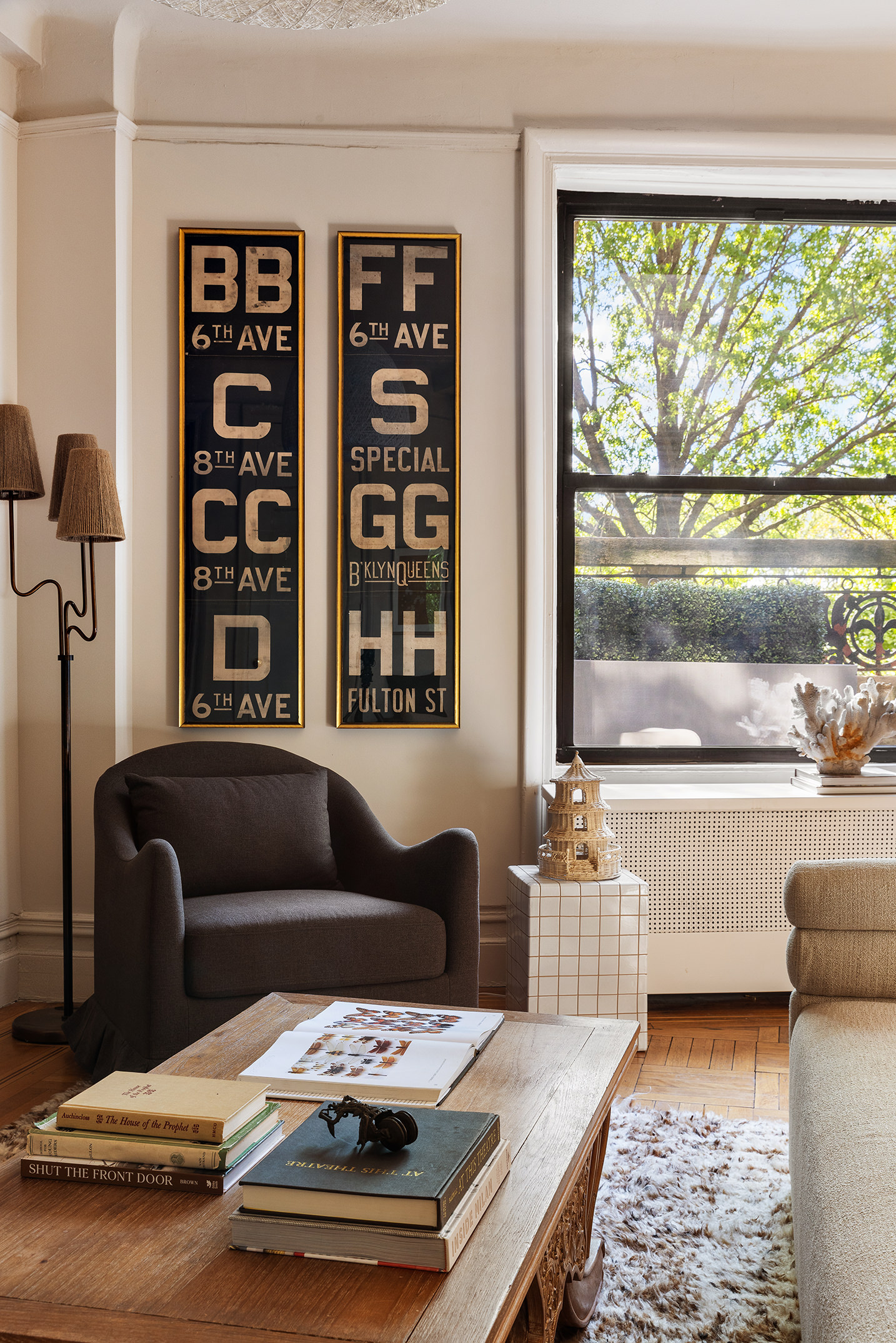 270 Riverside Drive, Unit 2C Manhattan, NY 10025 - Photo 4 of 22 a living room with furniture and a large window