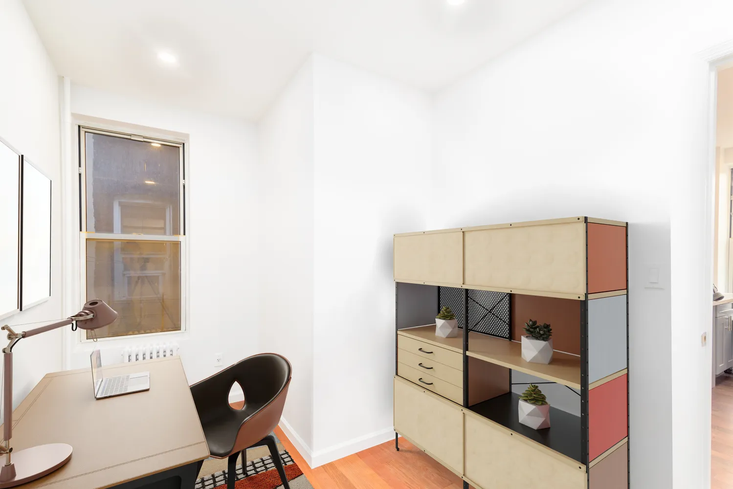 a balcony with chairs and washer