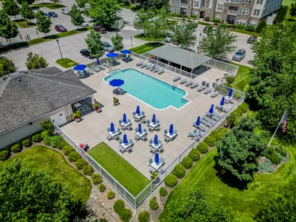 an aerial view of a gaming an outdoor space