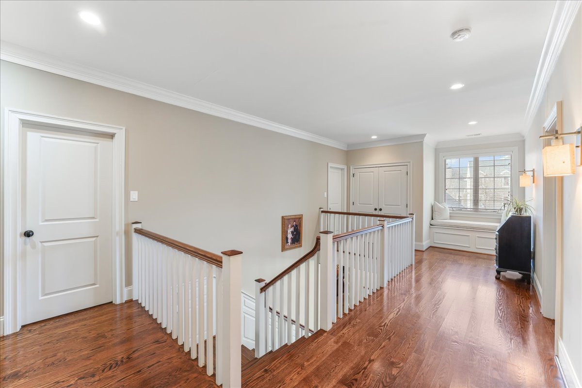 248 Valley Ridge Road Haverford, PA 19041 - Photo 33 of 44 a view of a hallway with wooden floor and windows