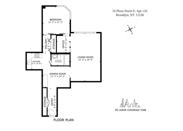 $905,000 | 34 Plaza Street East, Unit 110 | Prospect Heights