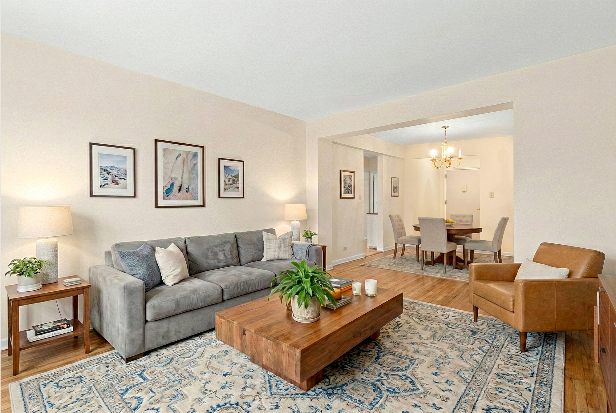 3210 Arlington Avenue, Unit 3D Bronx, NY 10463 - Photo 2 of 24 a living room with furniture and wooden floor
