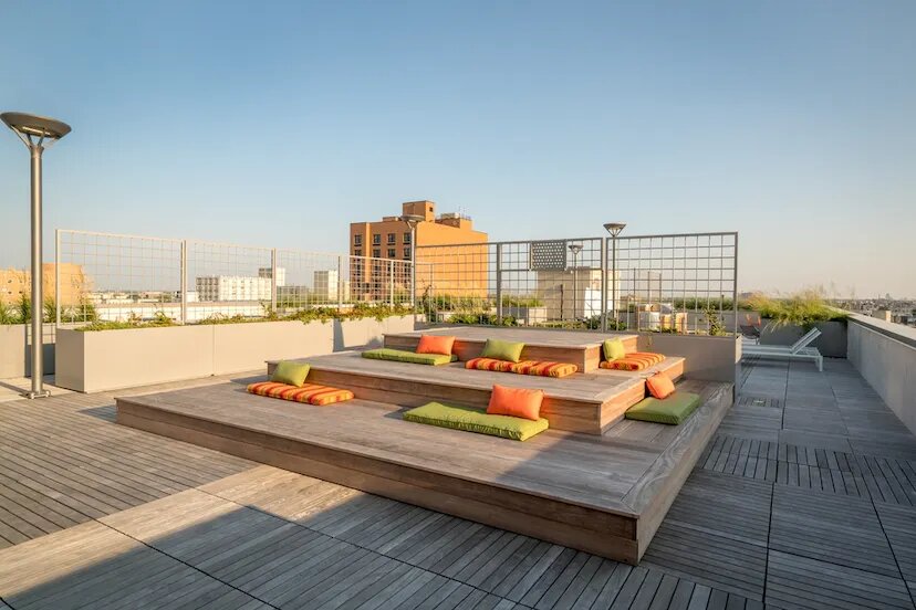 310 Clarkson Avenue, Unit 523 Brooklyn, NY 11226 - Photo 14 of 14 a view of a terrace with seating area and furniture