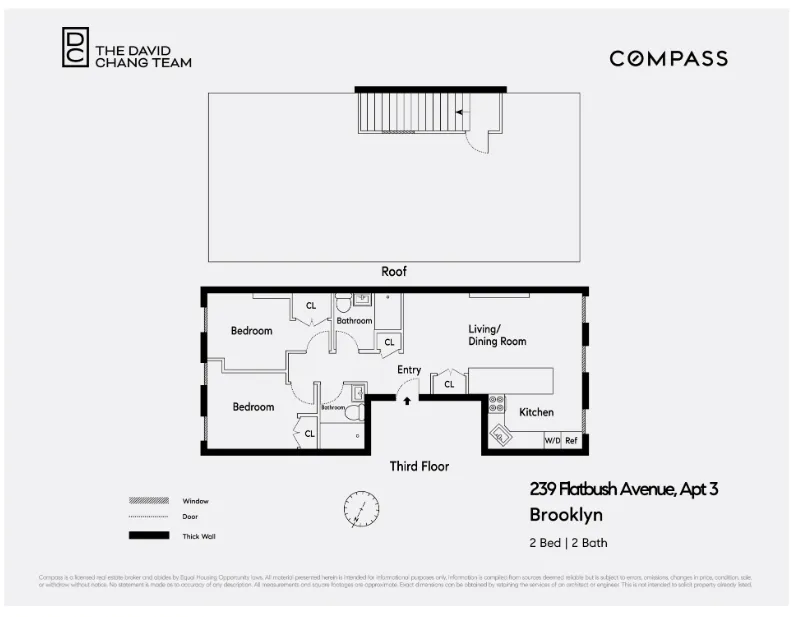 $5,333 | 239 Flatbush Avenue, Unit 3 | Prospect Heights