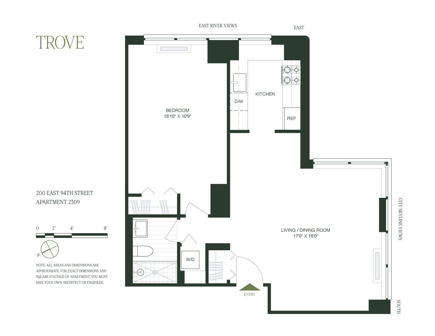 200 East 94th Street 2309 Upper East Side New York NY 10128