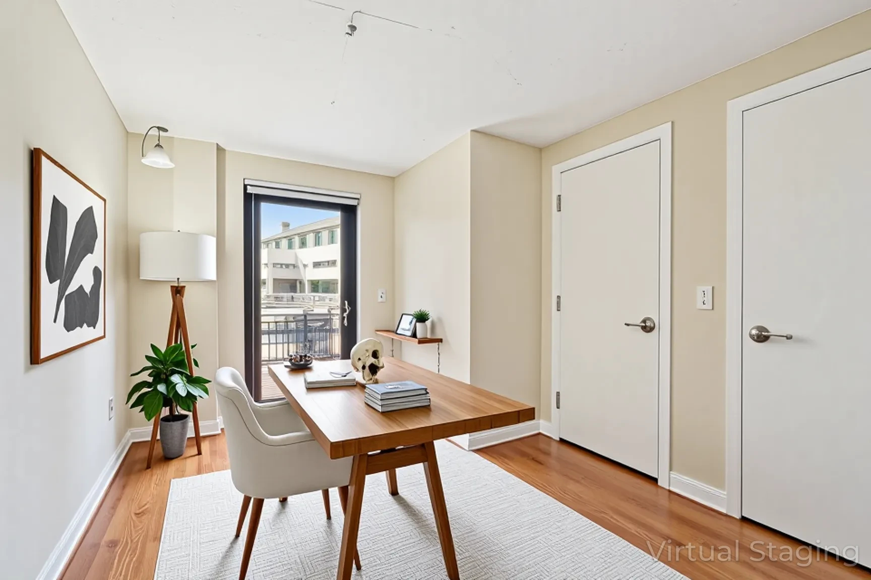 2120 Vermont Avenue Northwest, Unit 620 Washington, DC 20001 - Photo 18 of 61 a view of a workspace with furniture and window