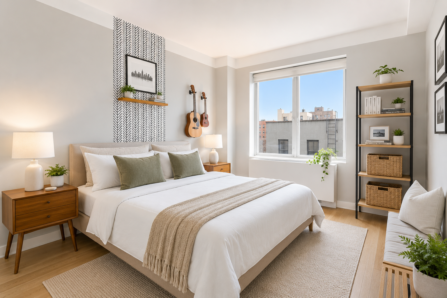 545 Washington Avenue, Unit 508 Brooklyn, NY 11238 - Photo 4 of 16 a bedroom with bed and a window