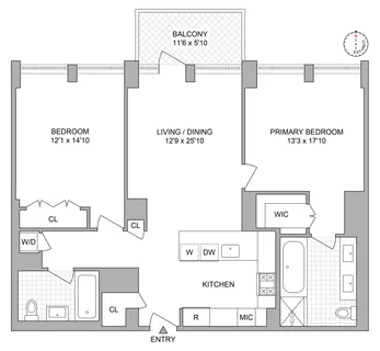 $2,350,000 | 133 West 22nd Street, Unit 8G | Chelsea