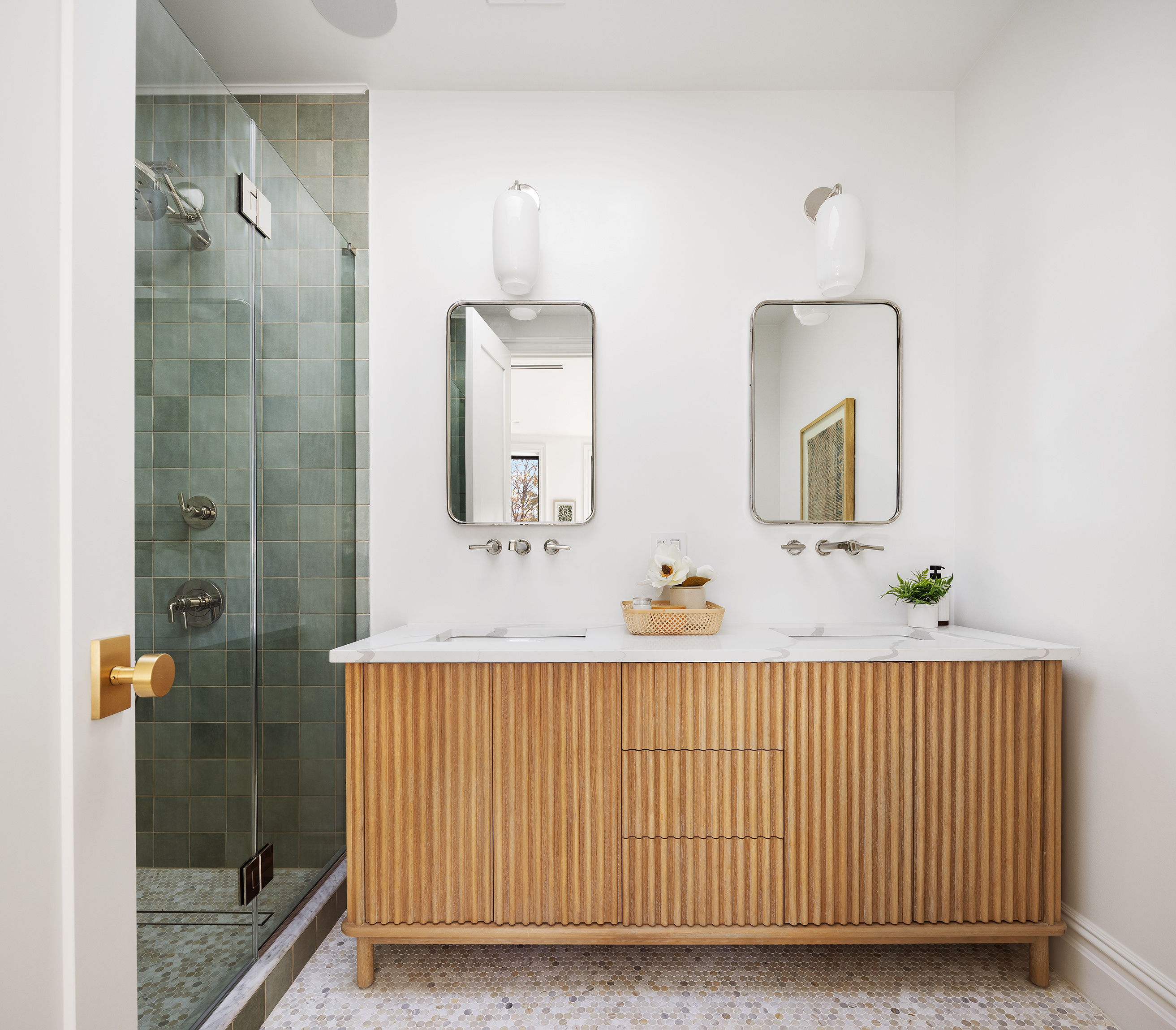 716 Decatur Street Brooklyn, NY 11233 - Photo 10 of 17 a bathroom with a bathtub a mirror and shower