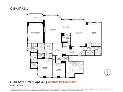 $5,995,000 | 1 East 66th Street, Unit 9EF | Lenox Hill